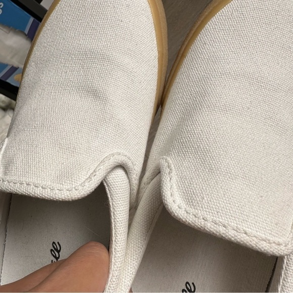 Madewell Shoes Sidewalk Slip-On Sneakers in Recycled Canvas White 6 - Picture 12 of 12